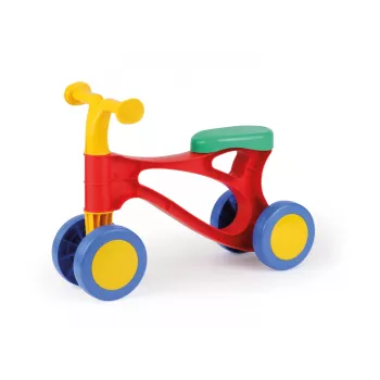 Lena My First Scooter Daudzkrāsains, 1.5 gadi, 4 riteņi, Zils, Zaļš, Oranžs, Sarkans