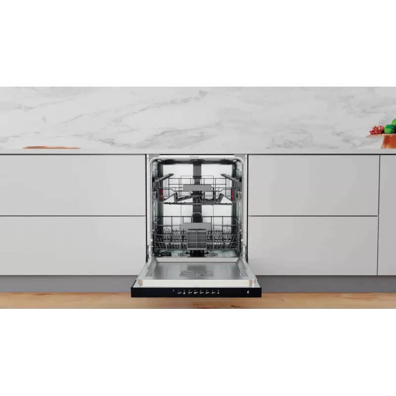 Whirlpool WBC3C26B Daļēji iebūvējamā trauku mazgājamā mašīna, 14 komplekti