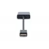 DIGITUS HDMI uz VGA pārveidotājs, savienotājs Typ A - VGA (D-Sub), 3,5 mm audio ligzda, melns