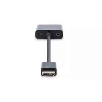 DIGITUS HDMI uz VGA pārveidotājs, savienotājs Typ A - VGA (D-Sub), 3,5 mm audio ligzda, melns
