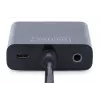 DIGITUS HDMI uz VGA pārveidotājs, savienotājs Typ A - VGA (D-Sub), 3,5 mm audio ligzda, melns