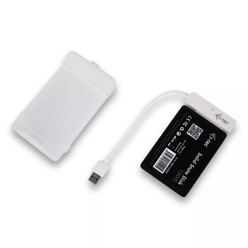 Ārējais korpuss HDD/SSD i-tec MySafe USB 3.0 Easy 2.5 collu – Balts