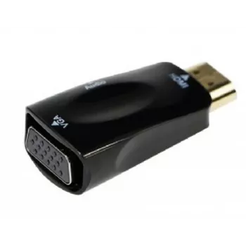 Gembird A-HDMI-VGA-02 HDMI-VGA adapteris ar audio izeju, melns