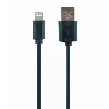 GEMBIRD USB–Apple Lightning sinhronizācijas un uzlādes kabelis, 2m – Melns