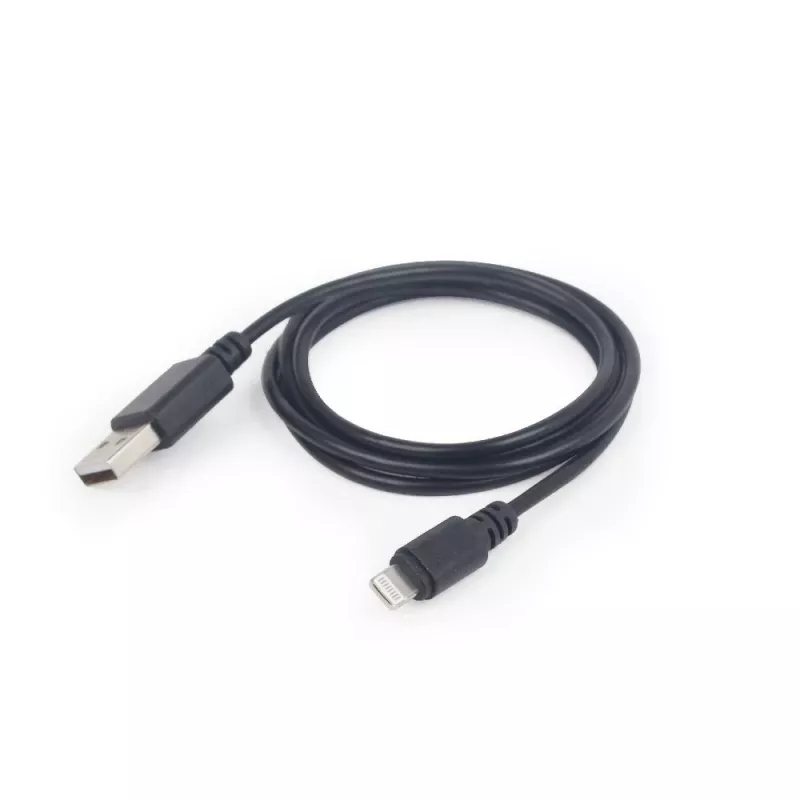 GEMBIRD USB–Apple Lightning sinhronizācijas un uzlādes kabelis, 2m – Melns