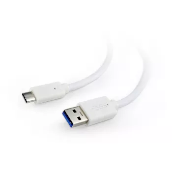 GEMBIRD USB 3.0 AM uz Type-C kabelis 1m - Balts