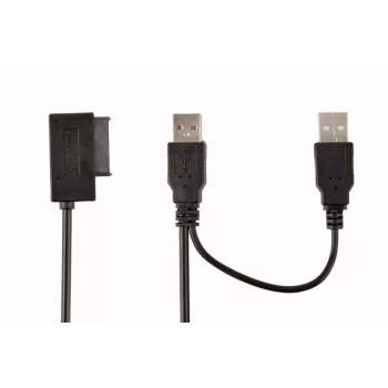 GEMBIRD ārējais USB–SATA adapteris plānajiem SATA SSD un DVD