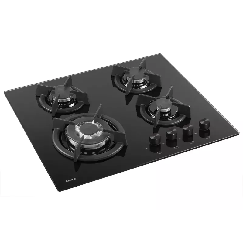 Amica PG6411SR Iebūvējamā gāzes plīts virsma, 4 degļi, mehāniskā vadība