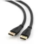 DisplayPort kabelis GEMBIRD CC-DP2-10 — DisplayPort uz DisplayPort, 3 m, melns, apzeltīti kontakti