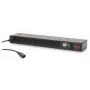 APC NetShelter Switched Rack PDU, 1U, 1Fāze, 2.3kW 230V 10A vai 2.5kW 208V 12A, 8 C13 kontaktligzdas, C14 vads