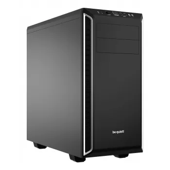 be quiet! Pure Base 600 Midi Tower Melns, Sudrabs