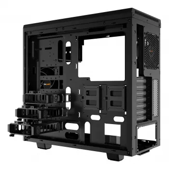 be quiet! Pure Base 600 Midi Tower Melns, Sudrabs