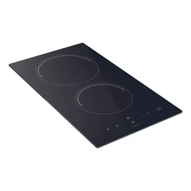 Candy Idea CDH30 Black Iebūvējamā keramikas plīts virsma 28,8 cm 2 zonas