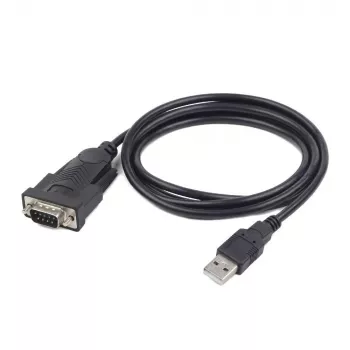GEMBIRD USB-DB9M RS232 PL2303TA pārveidotājs melns - 1.5 m