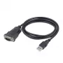 GEMBIRD USB-DB9M RS232 PL2303TA pārveidotājs melns - 1.5 m