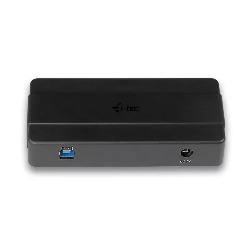 i-tec USB 3.0 4 portu centrmezgls ar lādēšanu un barošanas adapteri, USB 3.2 Gen 1 Type-B