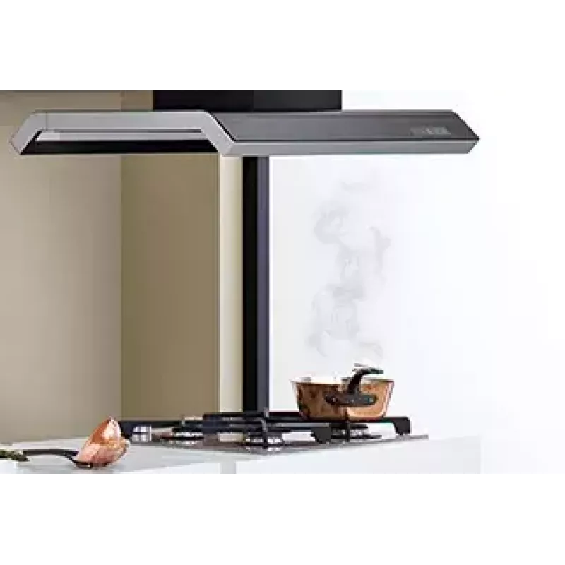 Tvaika nosūcējs Amica OSC5112W, balts, alumīnija filtrs, 65 dB