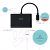 USB-C uz HDMI ceļojumu adapteris ITEC i-tec USB C HDMI Travel Adapter PD/Data — Melns, Chipset RTS5403/RTS5404/RTS5411/PS176, 90×58×14 mm