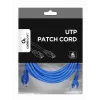 Gembird PP6U-5M/B – Patch kabelis CAT6 UTP 5m zils