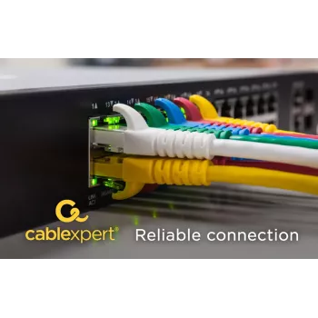 Tīkla kabelis Gembird PP6U-0.5M Melns Cat6 U/UTP