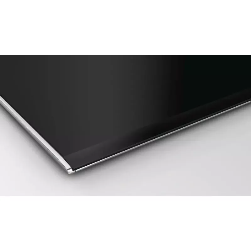 Bosch PIB375FB1E indukcijas plīts virsma, melna, nerūsējošā tērauda ierāmējums, iebūvējama, 2 zonas