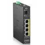 Zyxel RGS100-5P neuzraudzīts L2 Gigabit Ethernet PoE slēdzis, 5 porti, melns
