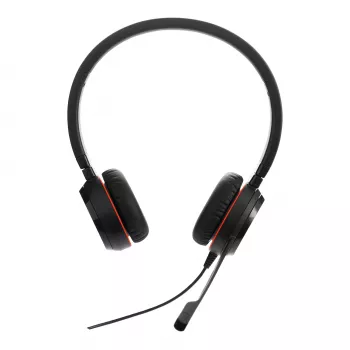 Jabra Evolve 30 II rezerves austiņas stereo, vadu, birojam/zvanu centram, 150 - 7000 Hz, 142.5 g, Melnas