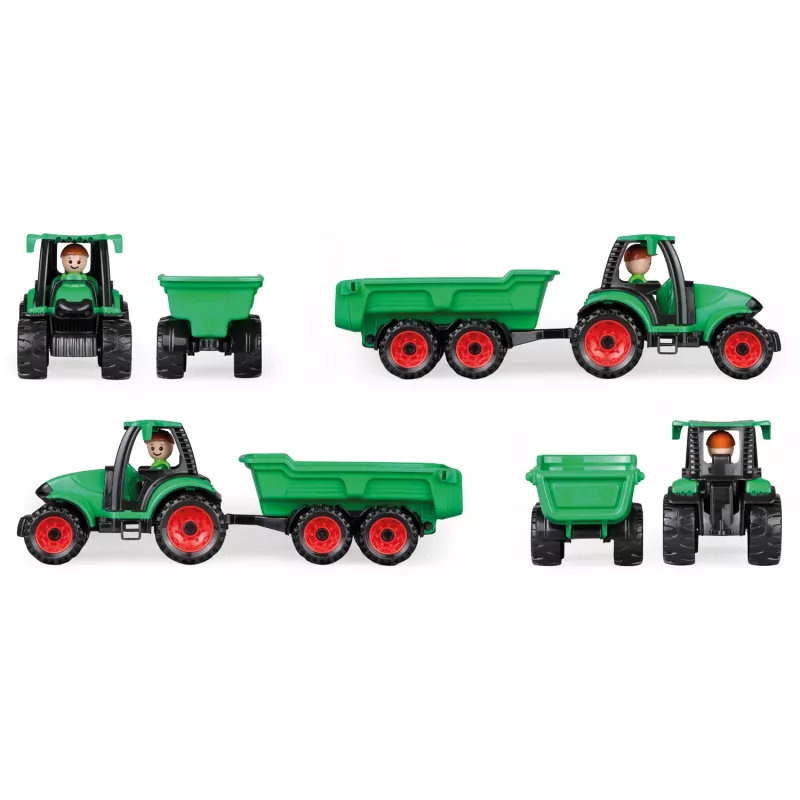 Lena Truckies 01625 rotaļu traktors ar piekabi