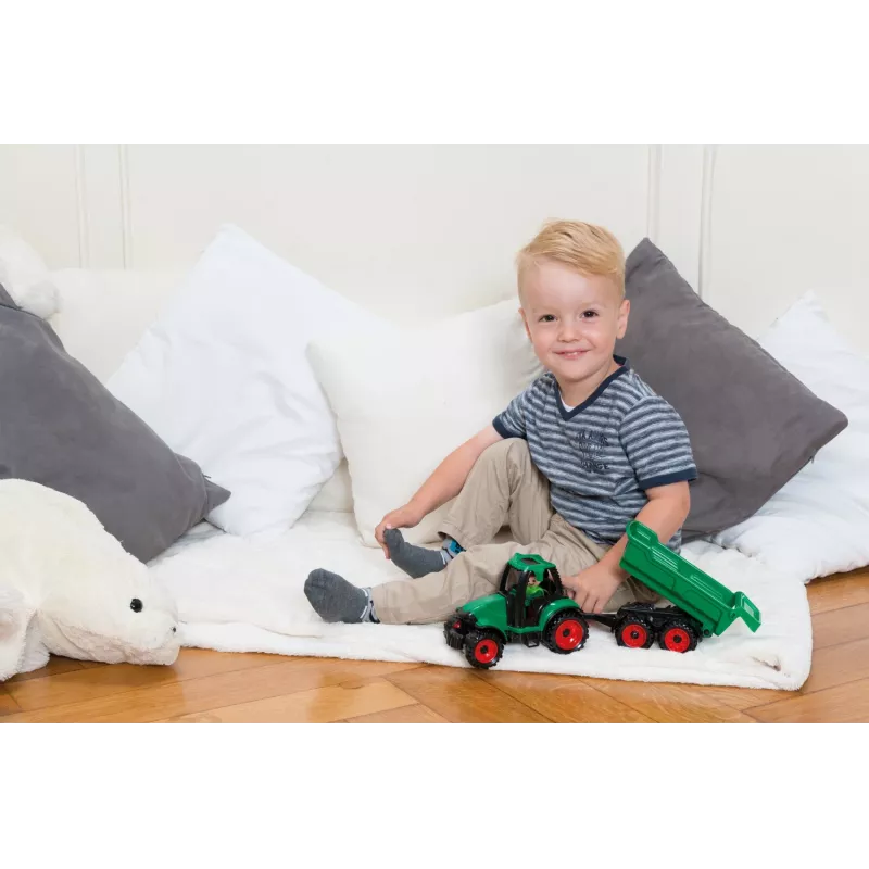 Lena Truckies 01625 rotaļu traktors ar piekabi