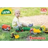 Lena Truckies 01625 rotaļu traktors ar piekabi