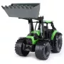 Lena Worxx 04613 Deutz-Fahr Agrotron rotaļu traktors ar iekrāvēju priekšā, 1:15, 45 cm