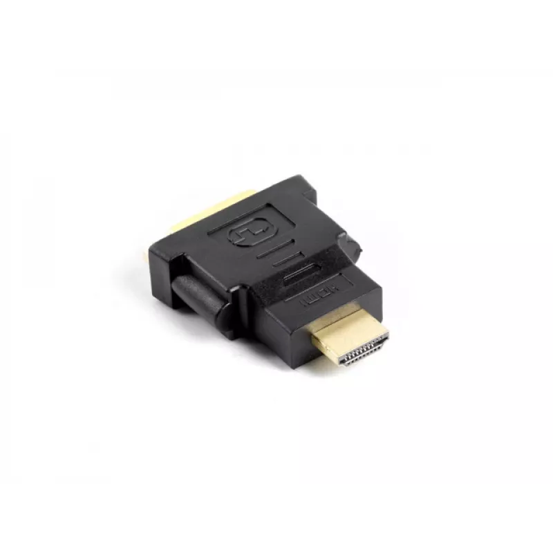 LANBERG pārveidotājs HDMI (vīriešu) uz DVI-D (sieviešu, 24+5) melns, 1920x1080@60Hz, ABS korpuss