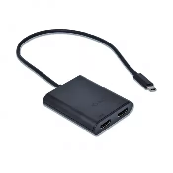 i-tec USB-C 3.1 Dual 4K HDMI Video Adapter, 3.2 Gen 1, USB Type-C, HDMI, 3840 x 2160 pikseļi
