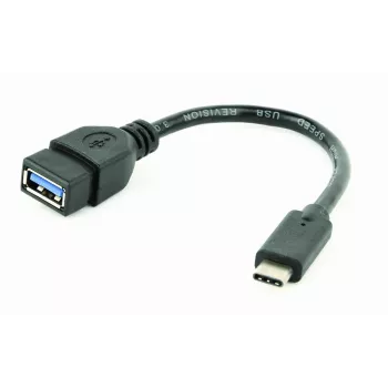 USB kabelis Gembird A-OTG-CMAF3-01, USB-C uz USB-A, 0.2 m, melns