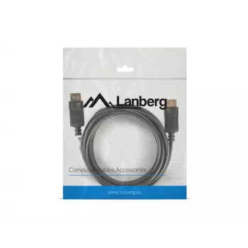 Lanberg DisplayPort kabelis 3m Melns