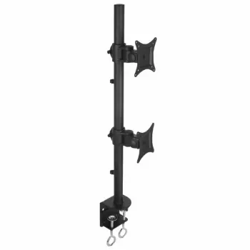 Techly ICA-LCD-350-D monitoru statīvs 68.6 cm (27 collas) Galda Melns