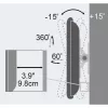 Techly ICA-LCD 201BK sienas kronšteins 13-30 collu LED LCD televizoriem, pilna kustība