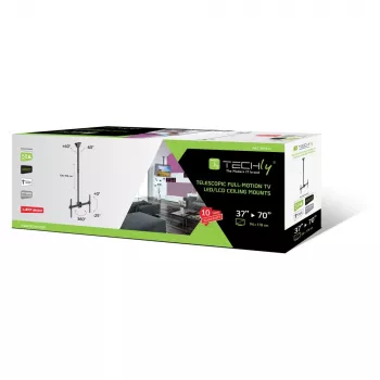Techly ICA-CPLB 946L teleskopisks griestu stiprinājums TV 37-70 collām