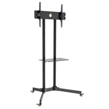 Techly ICA-TR6 grīdas statīvs ar plauktu LCD/LED/Plasma 30-65 collām