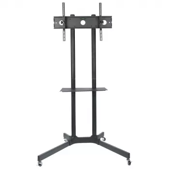 Techly ICA-TR6 grīdas statīvs ar plauktu LCD/LED/Plasma 30-65 collām