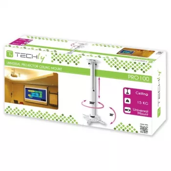 Techly griestu projektora pagarinājums 500-770 mm balts ICA-PM 104MW