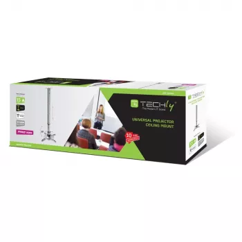 Techly projektora griestu stiprinājuma pagarinājums 30-37 cm sudraba ICA-PM 102S
