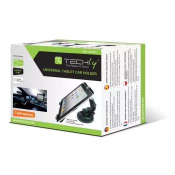 Techly universāls auto piesūcekņu statīvs planšetdatoram 7-10.1 collas I-TABLET-VENT