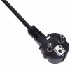 Techly I-CASE STRIP-81UD strāvas sadalītājs (PDU) 8 kontaktligzdas 1U Melns, Sarkans