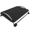 Techly ICA-FR 13 ergonomisks regulējams kāju paliktnis, slīpuma regulēšana, neslīdošs, 43 x 28 cm, melns