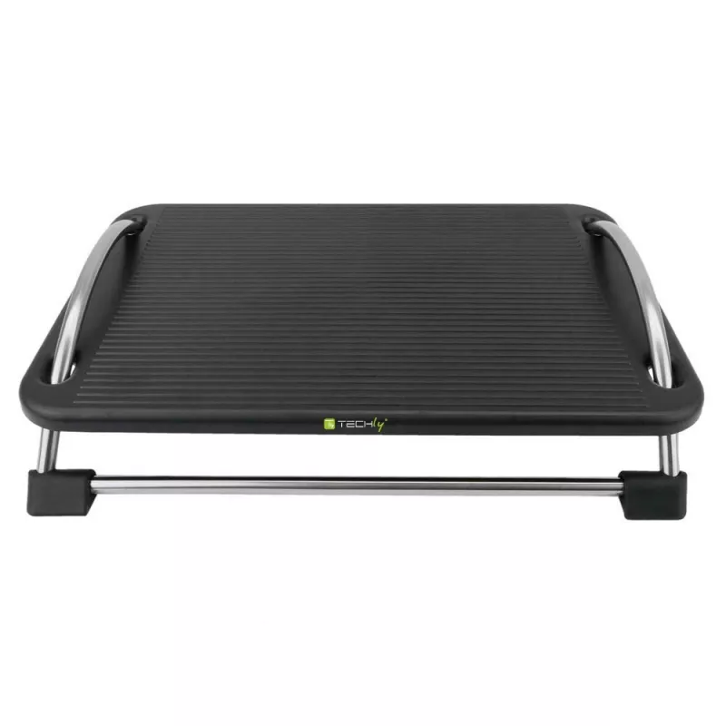 Techly ICA-FR 13 ergonomisks regulējams kāju paliktnis, slīpuma regulēšana, neslīdošs, 43 x 28 cm, melns