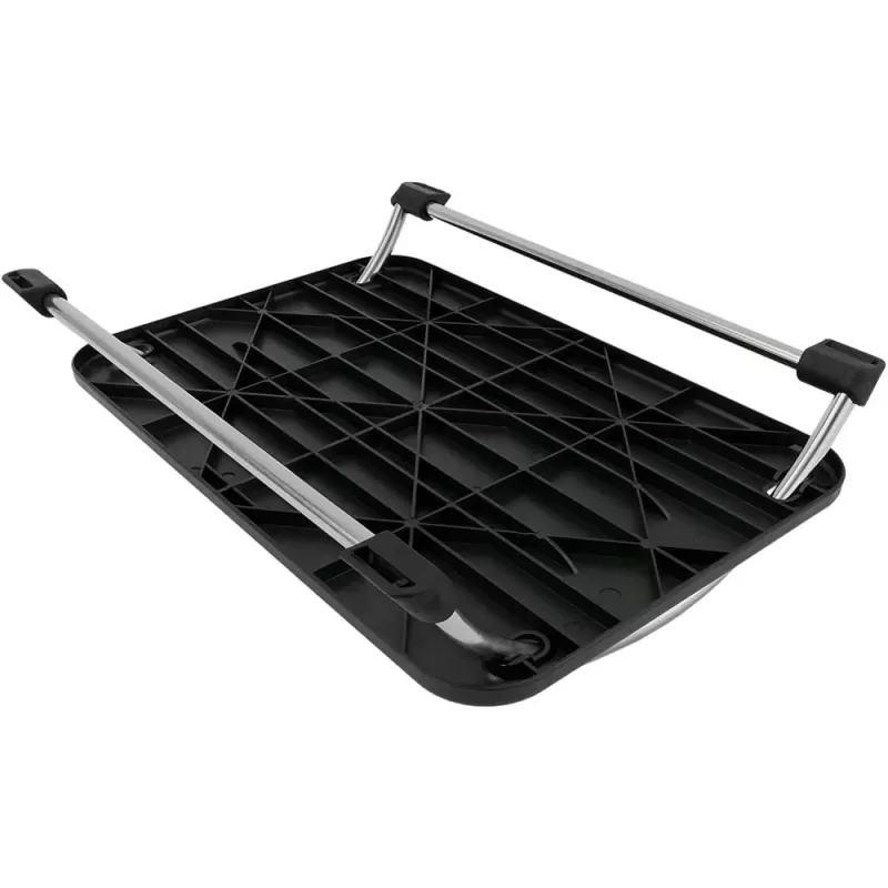 Techly ICA-FR 13 ergonomisks regulējams kāju paliktnis, slīpuma regulēšana, neslīdošs, 43 x 28 cm, melns