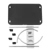 Techly ICA-FR 13 ergonomisks regulējams kāju paliktnis, slīpuma regulēšana, neslīdošs, 43 x 28 cm, melns