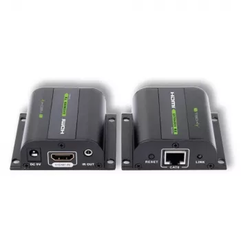 Techly HDMI pagarinātājs Full HD pa Cat.5E/6/6A/7 kabeli līdz 60m ar automātisku regulēšanu IDATA EXT-E70I