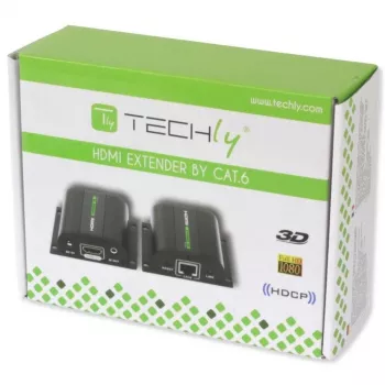 Techly HDMI pagarinātājs Full HD pa Cat.5E/6/6A/7 kabeli līdz 60m ar automātisku regulēšanu IDATA EXT-E70I